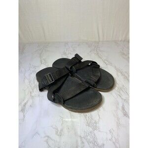 Chaco Lowdown Mens Size 7 Black Beach Walking Outdoor Strappy Slide Sandals